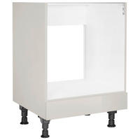 HERDUMBAUSCHRANK 60/87/56 cm  in Hellgrau  - Hellgrau, MODERN, Holzwerkstoff (60/87/56cm) - Nobilia