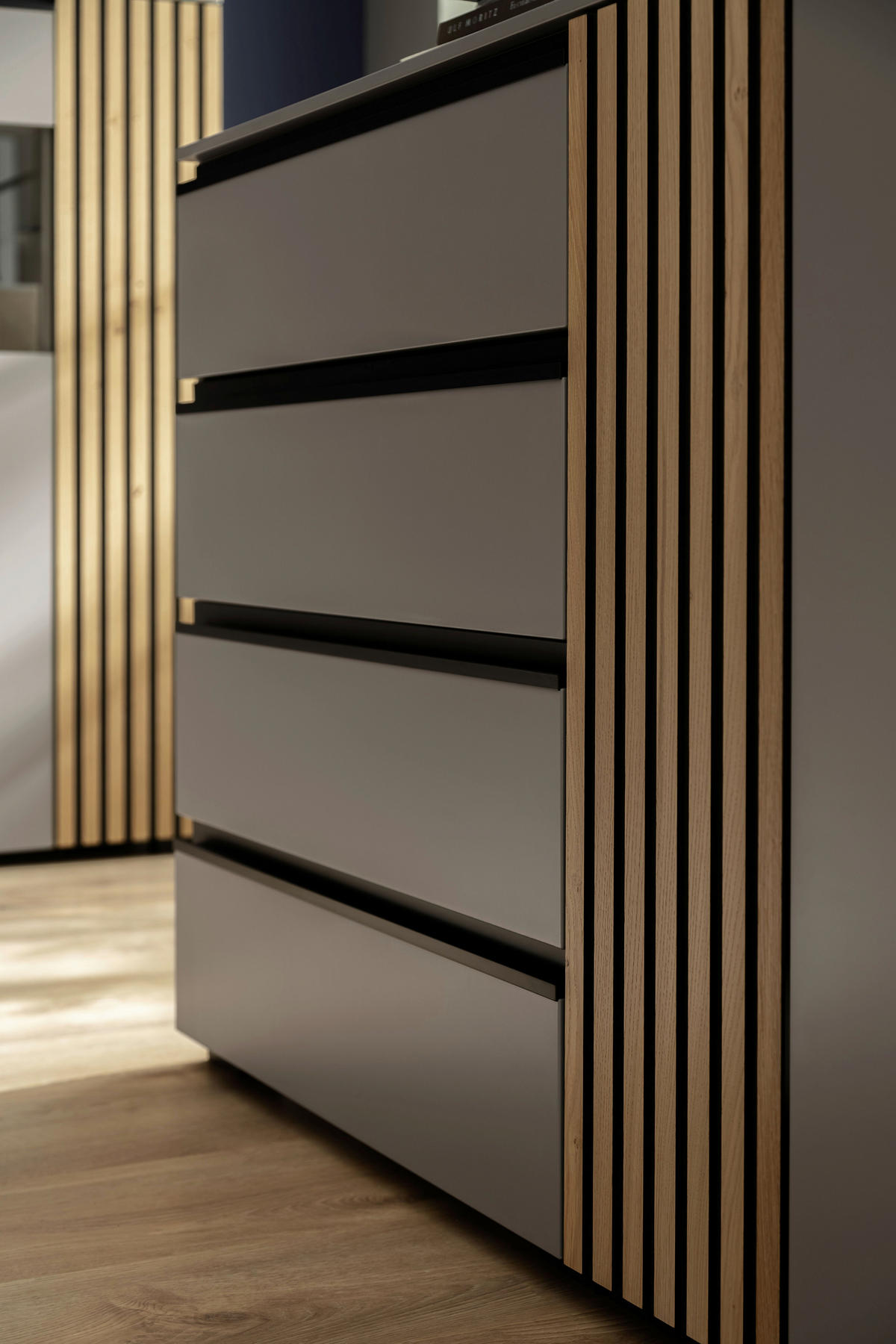 SIDEBOARD  in 167/92/45 cm  - Wildeiche/Greige, Design, Holz/Holzwerkstoff (167/92/45cm) - Moderano