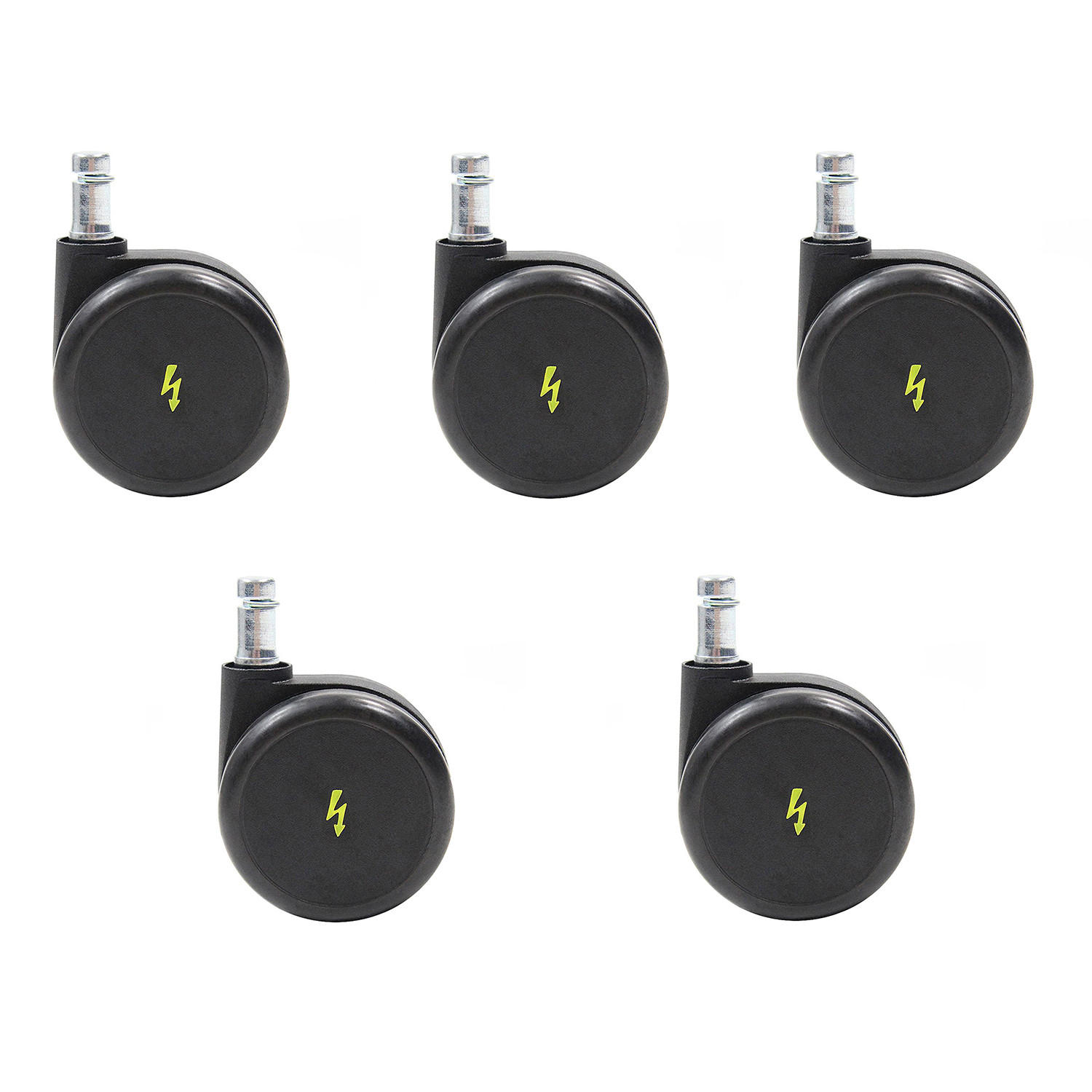 DREHSTUHLROLLE - Schwarz, Basics, Kunststoff/Metall (5/7/6,5cm) - MID.YOU