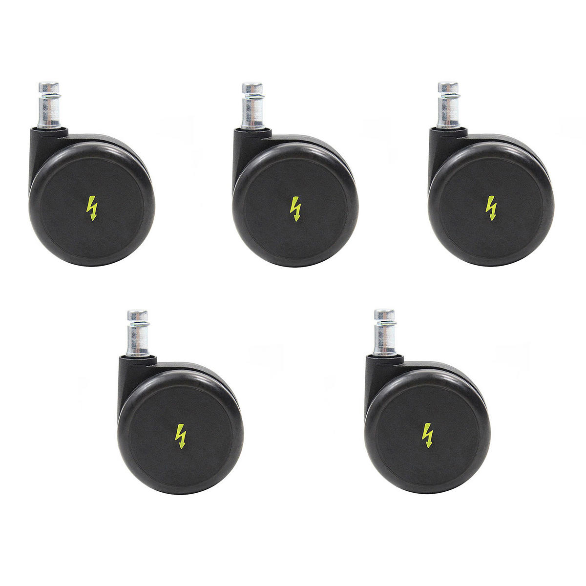 DREHSTUHLROLLE - Schwarz, Basics, Kunststoff/Metall (5/7/6,5cm) - MID.YOU