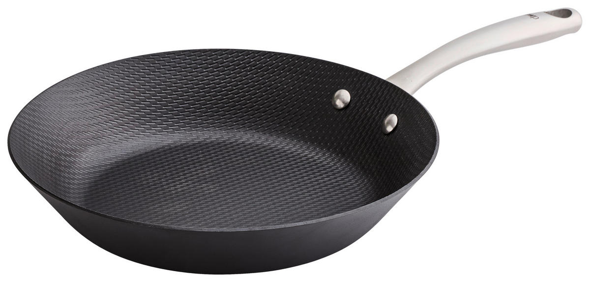 PFANNE 28 cm  - Schwarz, Basics, Metall (28cm) - Homeware Profession.