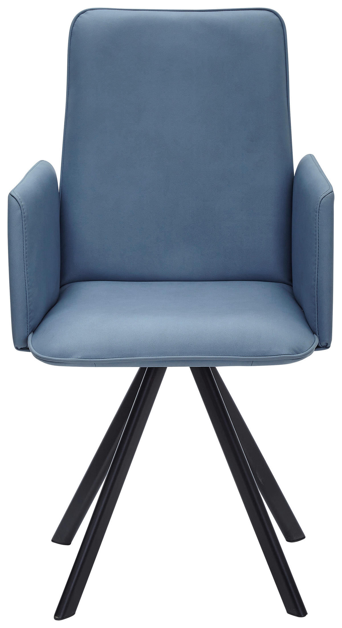 NASLANJAČ, kovina, tekstil črna, svetlo modra  - svetlo modra/črna, Design, kovina/tekstil (52/92/60cm) - Cantus
