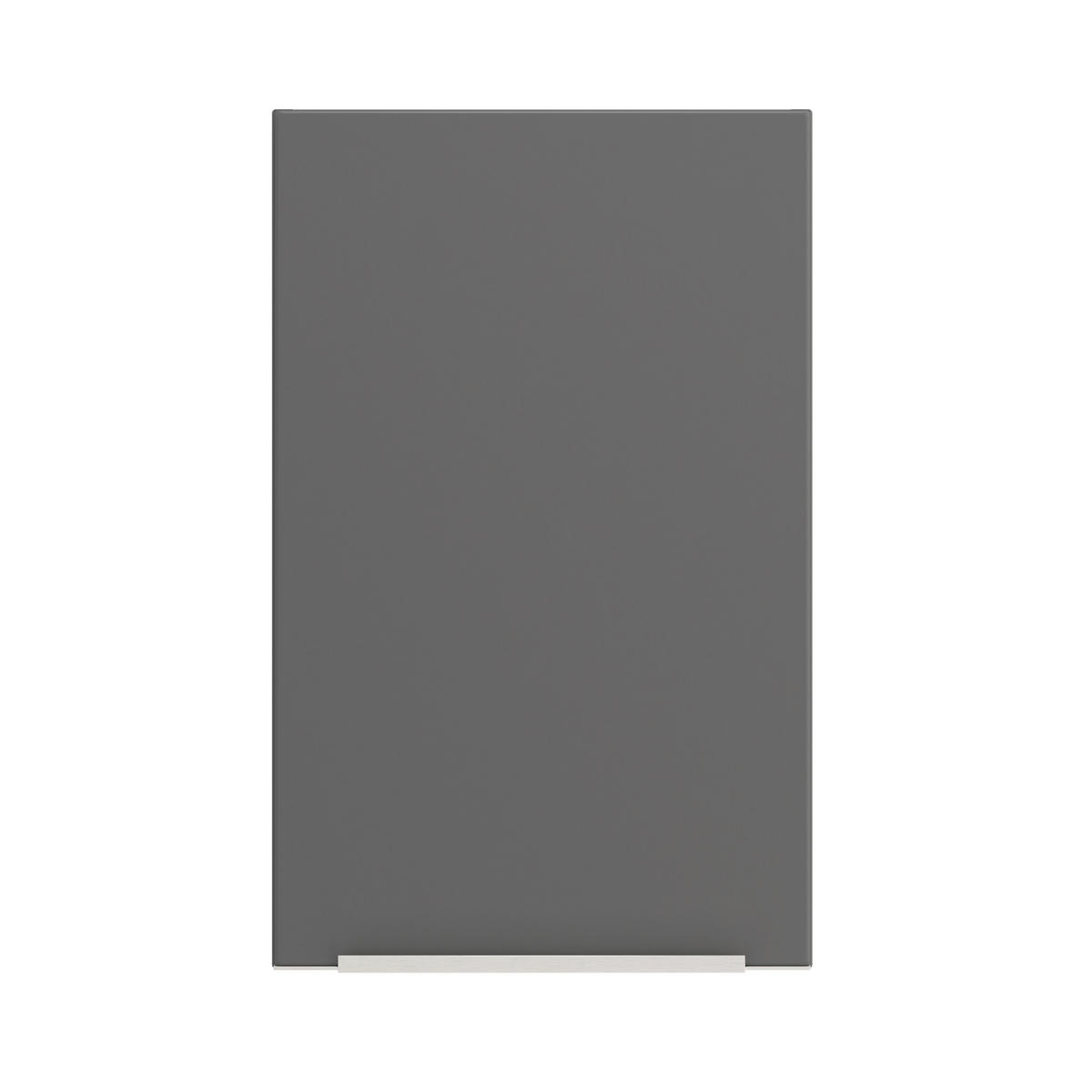 HÄNGESCHRANK 40/64/20 cm  - Edelstahlfarben/Weiß, Trend, Holzwerkstoff/Metall (40/64/20cm) - Held