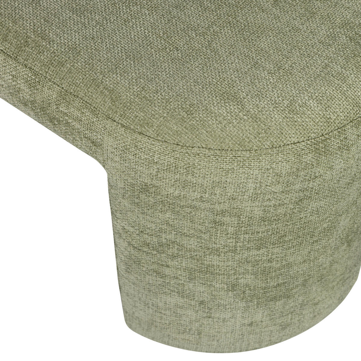 SITZBANK 130/46/46 cm Chenille Olivgrün  - Olivgrün, Design, Textil (130/46/46cm) - Carryhome