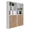 AKTENSCHRANK 168,8/227,2/33 cm  - Eichefarben/Weiß, MODERN, Holzwerkstoff (168,8/227,2/33cm) - MID.YOU
