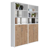 AKTENSCHRANK Weiß, Eichefarben  - Eichefarben/Weiß, MODERN, Holzwerkstoff (168,8/227,2/33cm) - MID.YOU