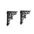 WANDHALTER - Schwarz, Basics, Metall (18/18cm) WANDHALTER - Schwarz, Basics, Metall (18/18cm)