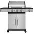 BBQ GASGRILLER GS3 - Silberfarben/Schwarz, KONVENTIONELL, Metall (122/59/112cm) BBQ GASGRILLER GS3 - Silberfarben/Schwarz, KONVENTIONELL, Metall (122/59/112cm)