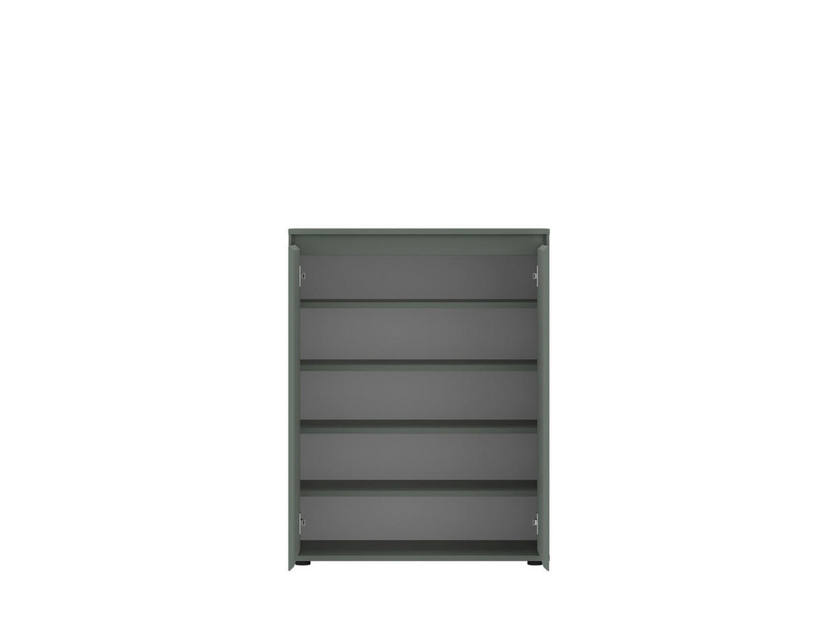 SCHUHSCHRANK Salbeigrün  - Salbeigrün, Design, Holzwerkstoff (75/96,8/35,3cm) - Livetastic