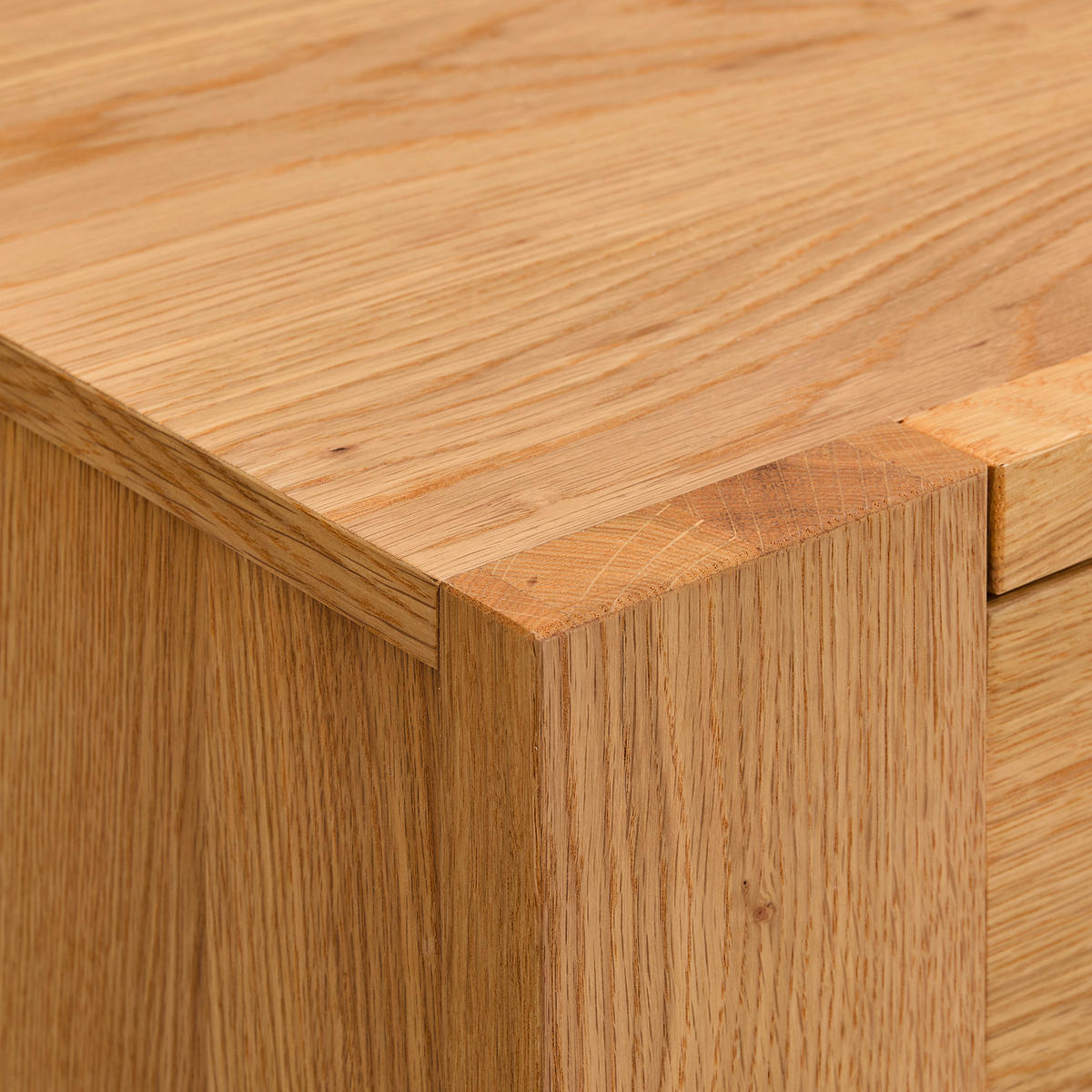 VITRINE in furniert Eiche Klar, Naturfarben  - Klar/Silberfarben, Design, Glas/Holz (121/40/143cm) - MID.YOU