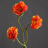 KUNSTBLUME - Orange/Grün, Basics, Kunststoff/Textil (72cm) KUNSTBLUME - Orange/Grün, Basics, Kunststoff/Textil (72cm)