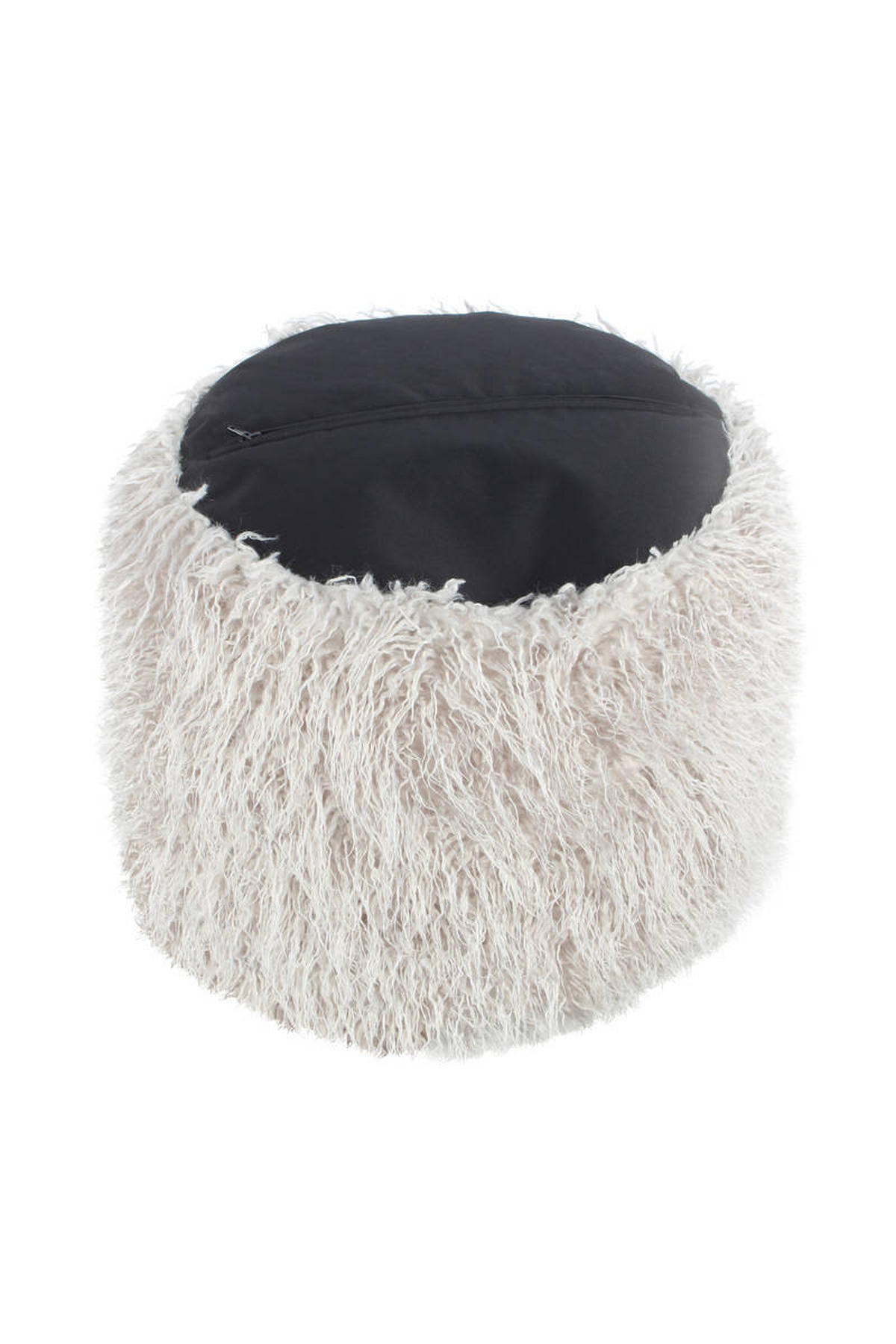 POUF in Hellgrau Kunststoff  - Hellgrau, Basics, Kunststoff (45/38/45cm) - Kayoom