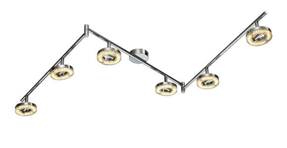 LED-STRAHLER - Weiß, Design, Kunststoff/Metall (11/180cm) - Novel