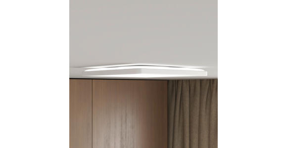 LED-DECKENLEUCHTE Giga 29,3/29,3/2,8 cm  - Weiß, Basics, Kunststoff (29,3/29,3/2,8cm) - Novel