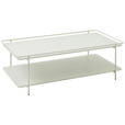 COUCHTISCH 110/55/34 cm rechteckig Creme  - Creme, Basics, Metall (110/55/34cm) - Xora
