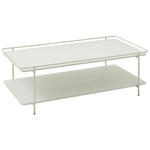 COUCHTISCH 110/55/34 cm rechteckig Creme  - Creme, Basics, Metall (110/55/34cm) - Xora