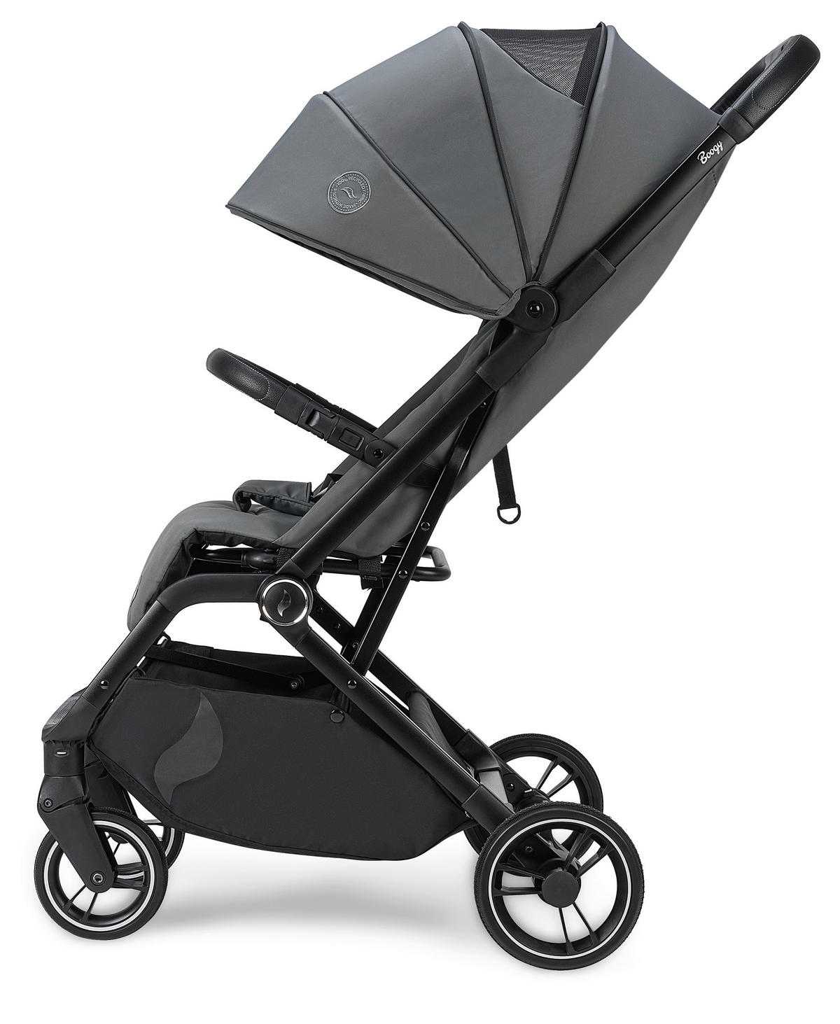 BUGGY Boogy 2 Stone  - Dunkelgrau/Schwarz, Basics, Textil/Metall (51/105/84,5cm) - Osann