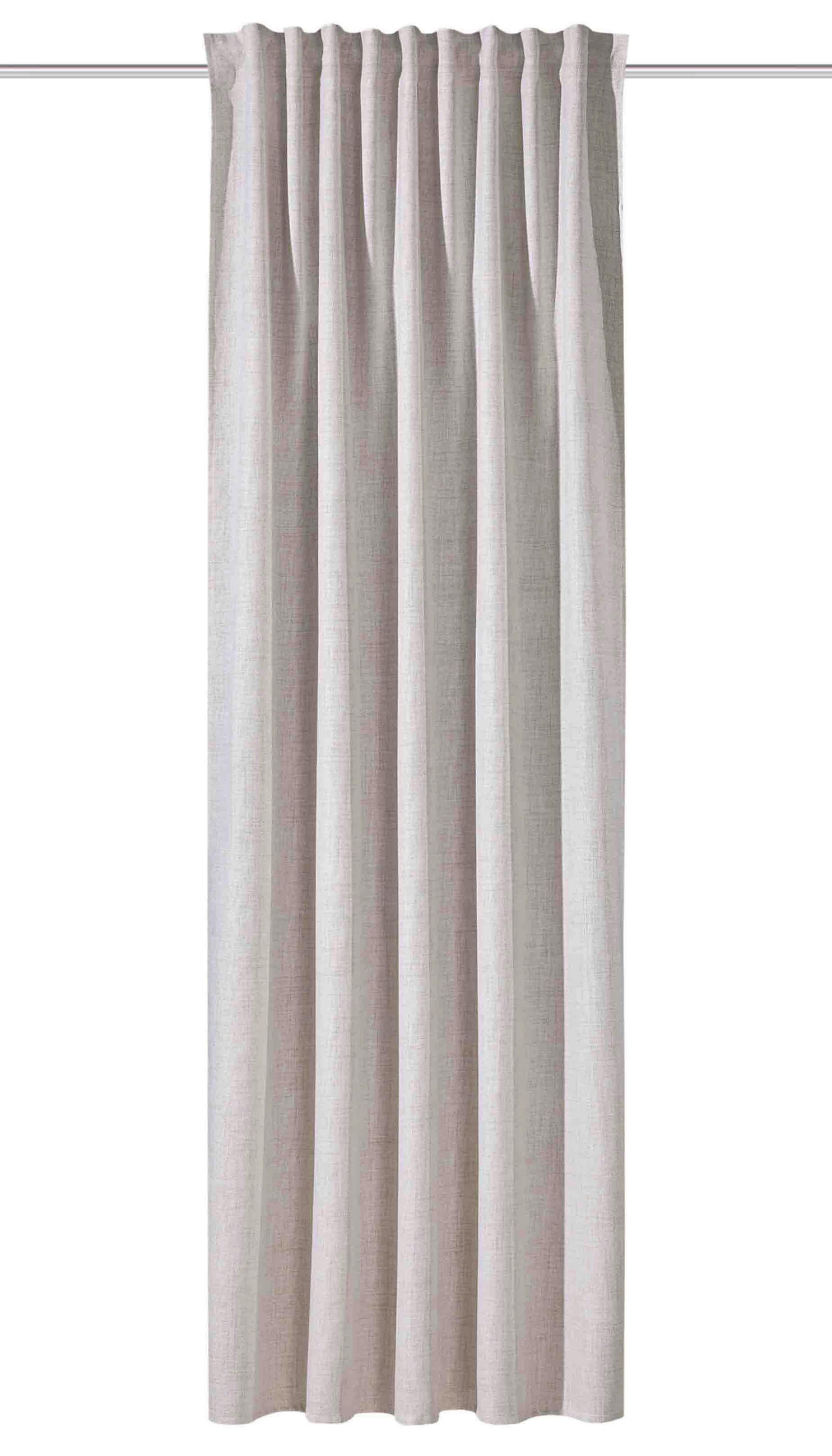 FERTIGVORHANG  blickdicht   140/300 cm  - Naturfarben, Basics, Textil (140/300cm)