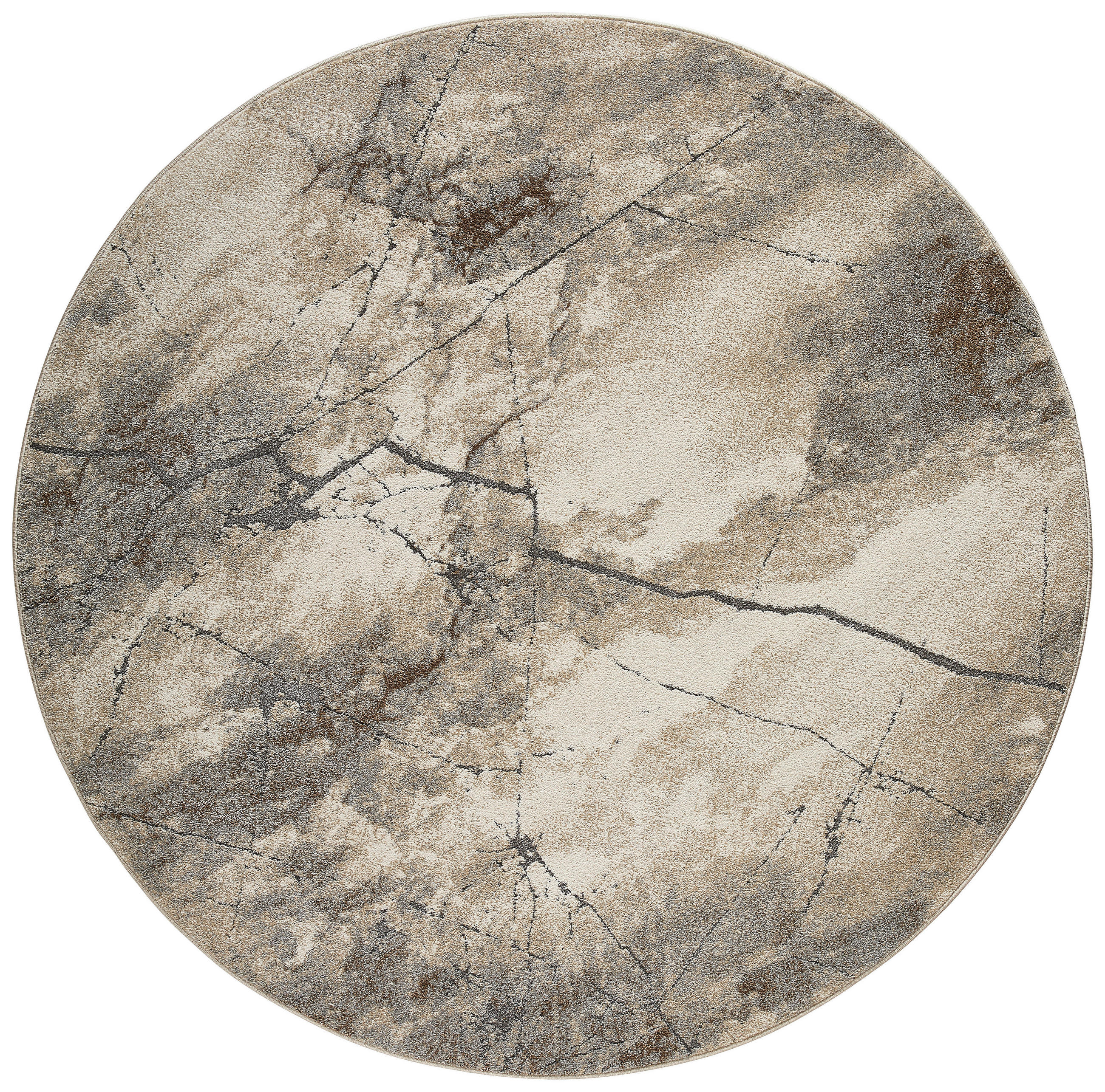 WEBTEPPICH 200 cm Pompeji Beige  - Beige, Trend, Kunststoff/Textil (200cm) - Novel