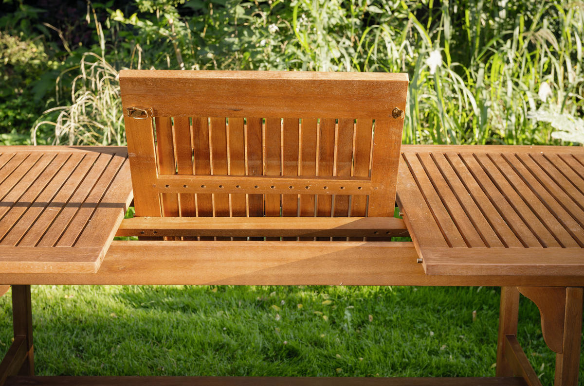 STOL VRTNI  smeđa  drvo      - smeđa, Romantično / ladanjski, drvo (150-200/100/74cm) - Ambia Garden