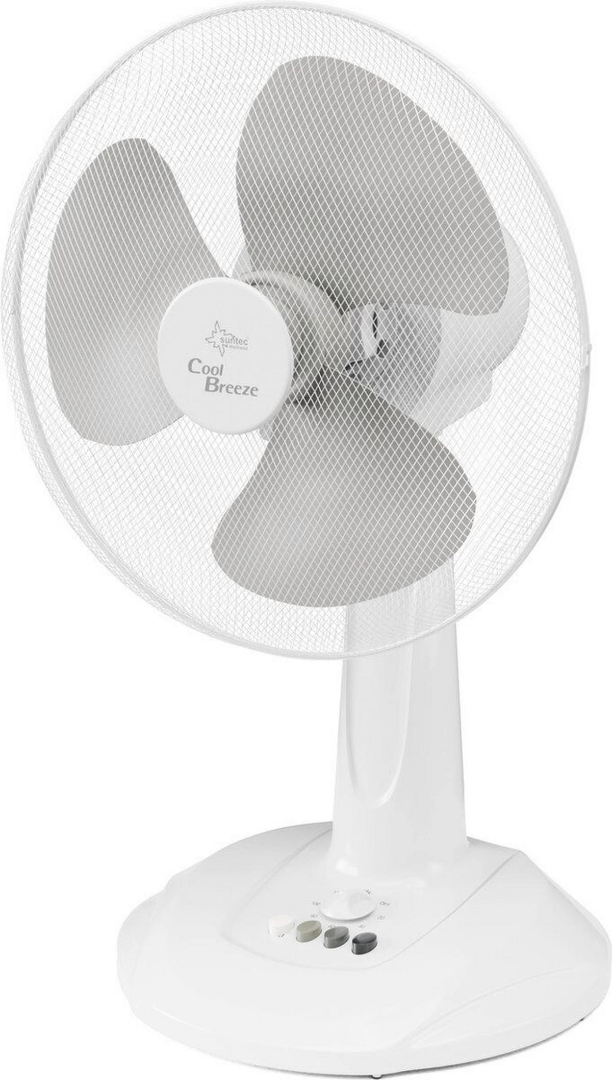 VENTILATOR STOLNI  bijela     - bijela, Basics, plastika (34,5/30/53,5cm)