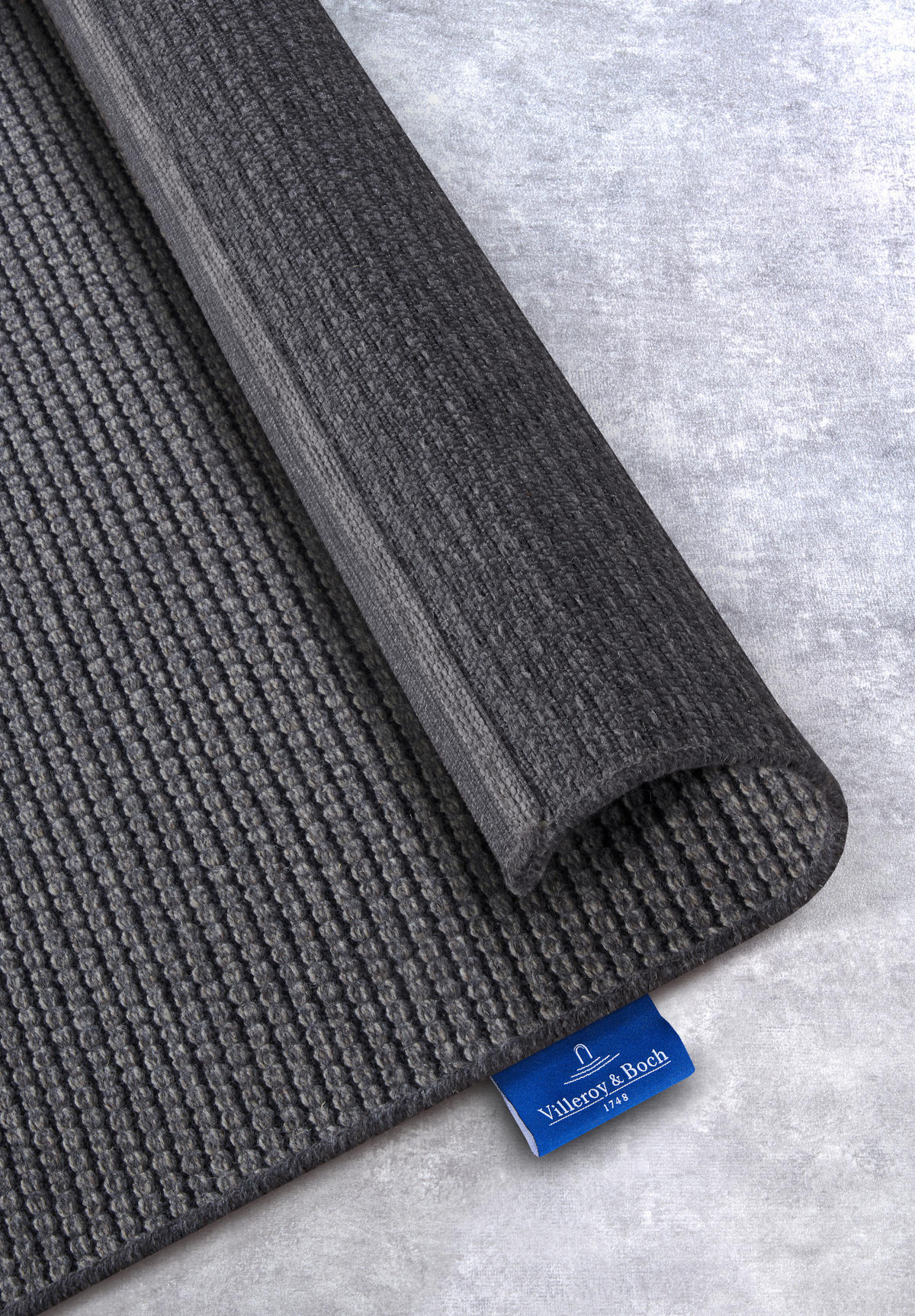 WEBTEPPICH 200/290 cm Kollektion 1843 Dunkelgrau, Beige  - Dunkelgrau/Beige, Basics, Kunststoff/Textil (200/290cm) - Villeroy & Boch