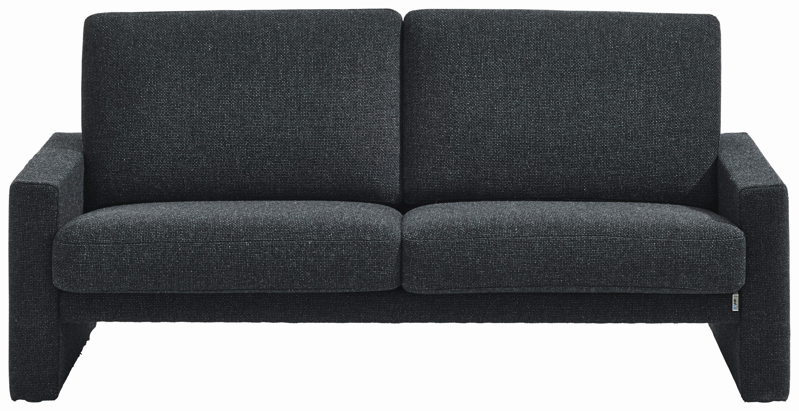 2-SITZER-SOFA Anthrazit  - Anthrazit/Schwarz, Design, Kunststoff/Textil (176/84/96cm) - Erpo