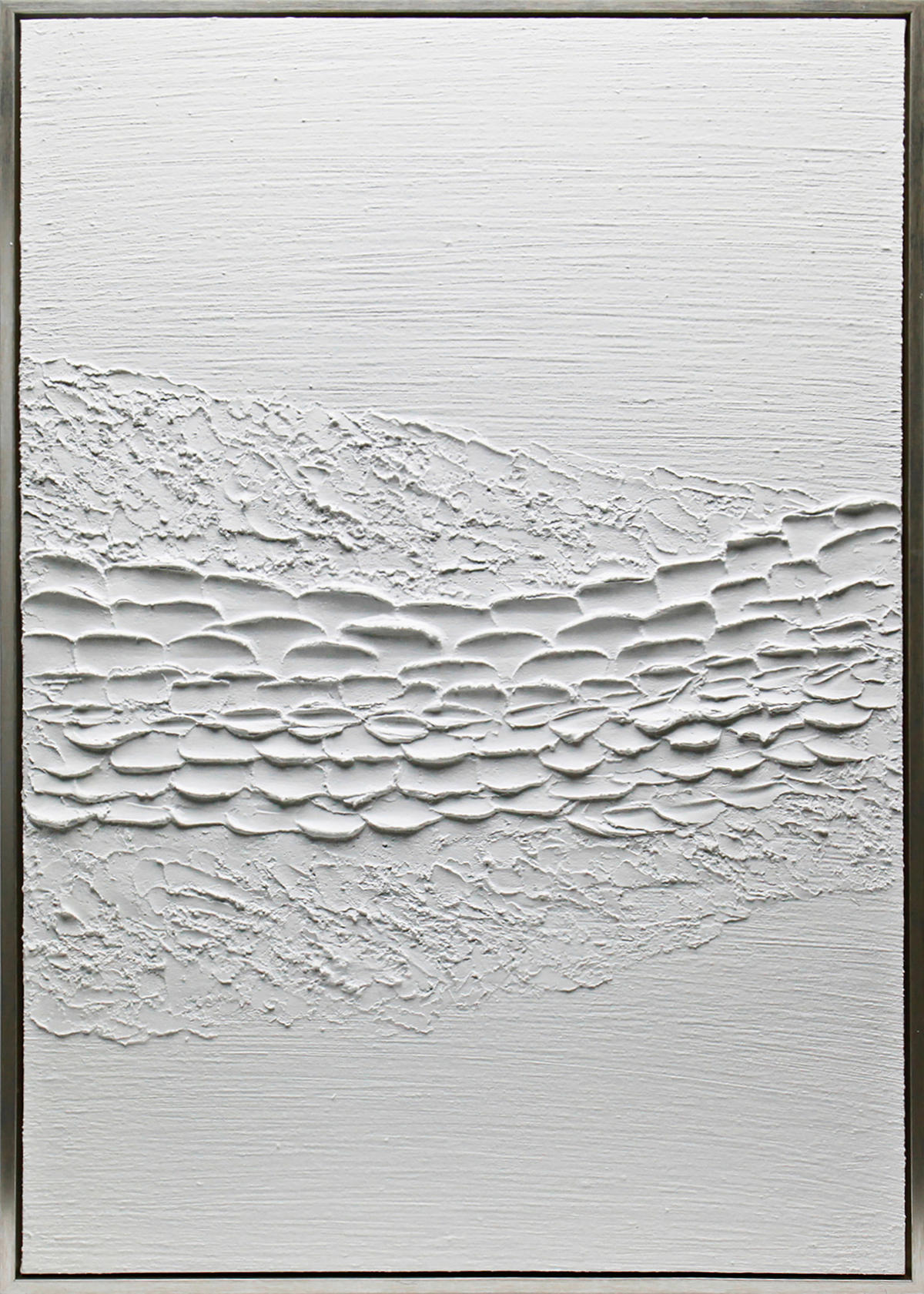ULJANA SLIKA  70/100 cm       - bela/srebrna, Trendi, tekstil/pločasti materijal (70/100cm) - Monee