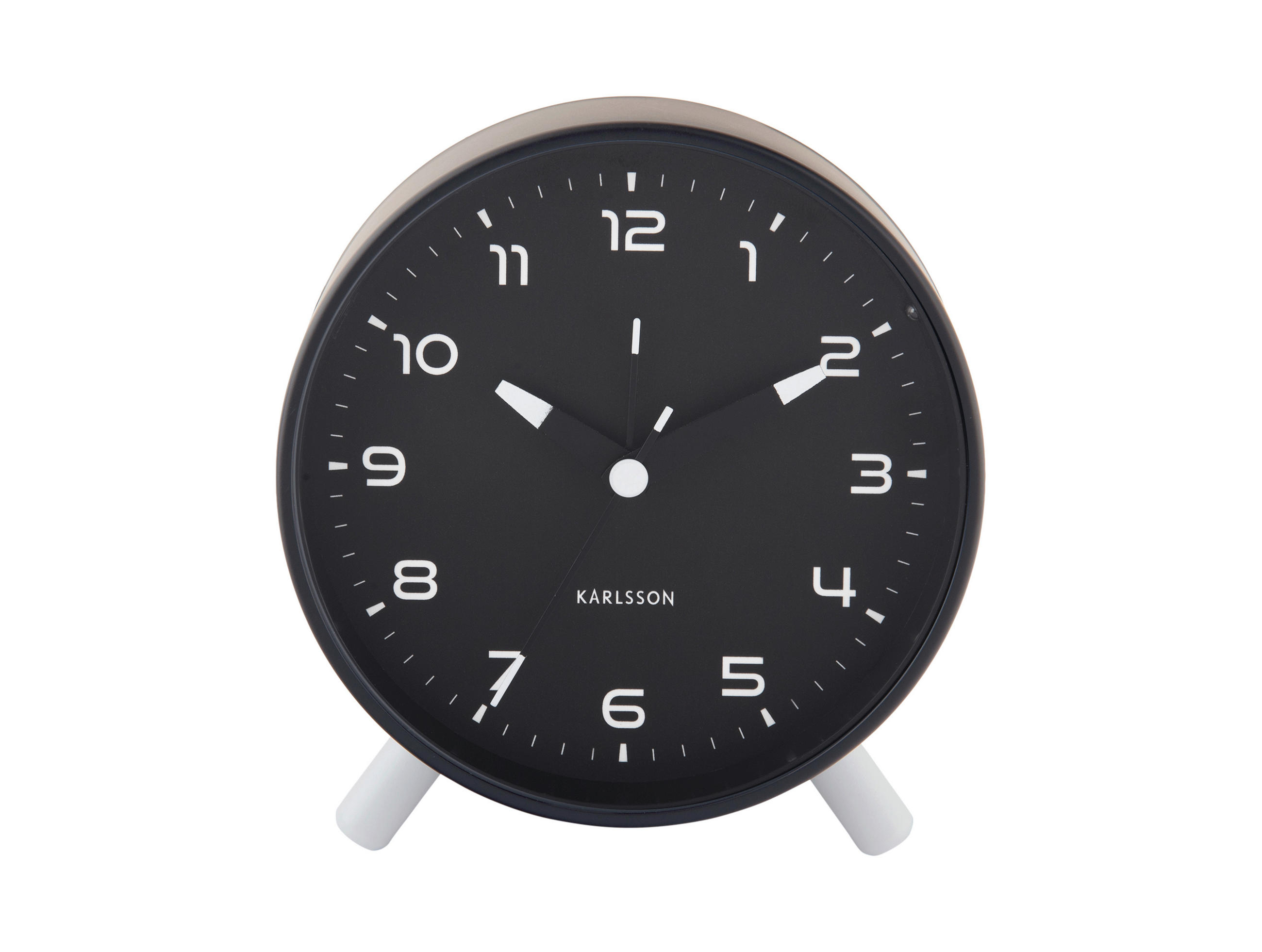WECKER  Schwarz  - Schwarz, Basics, Metall (5/11/12cm) - Karlsson