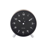 WECKER  Schwarz  - Schwarz, Basics, Metall (5/11/12cm) - Karlsson