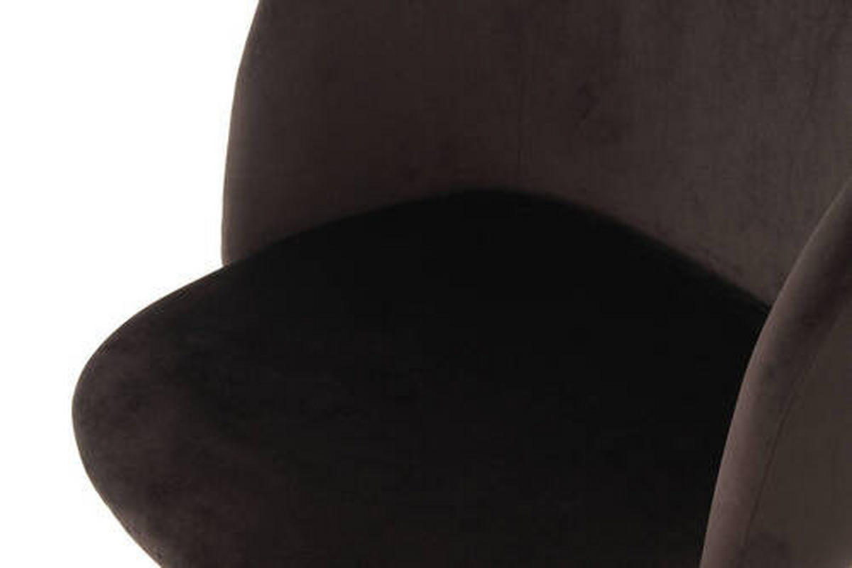 STUHL-SET 2 Stück  in Stahl  - Schwarz, Design, Kunststoff/Metall (54/84/56cm) - Kayoom