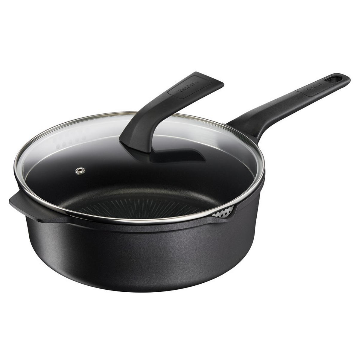 PFANNE ROBUSTO  - Schwarz, Basics, Metall (49,1/29,2/17,8cm) - Tefal
