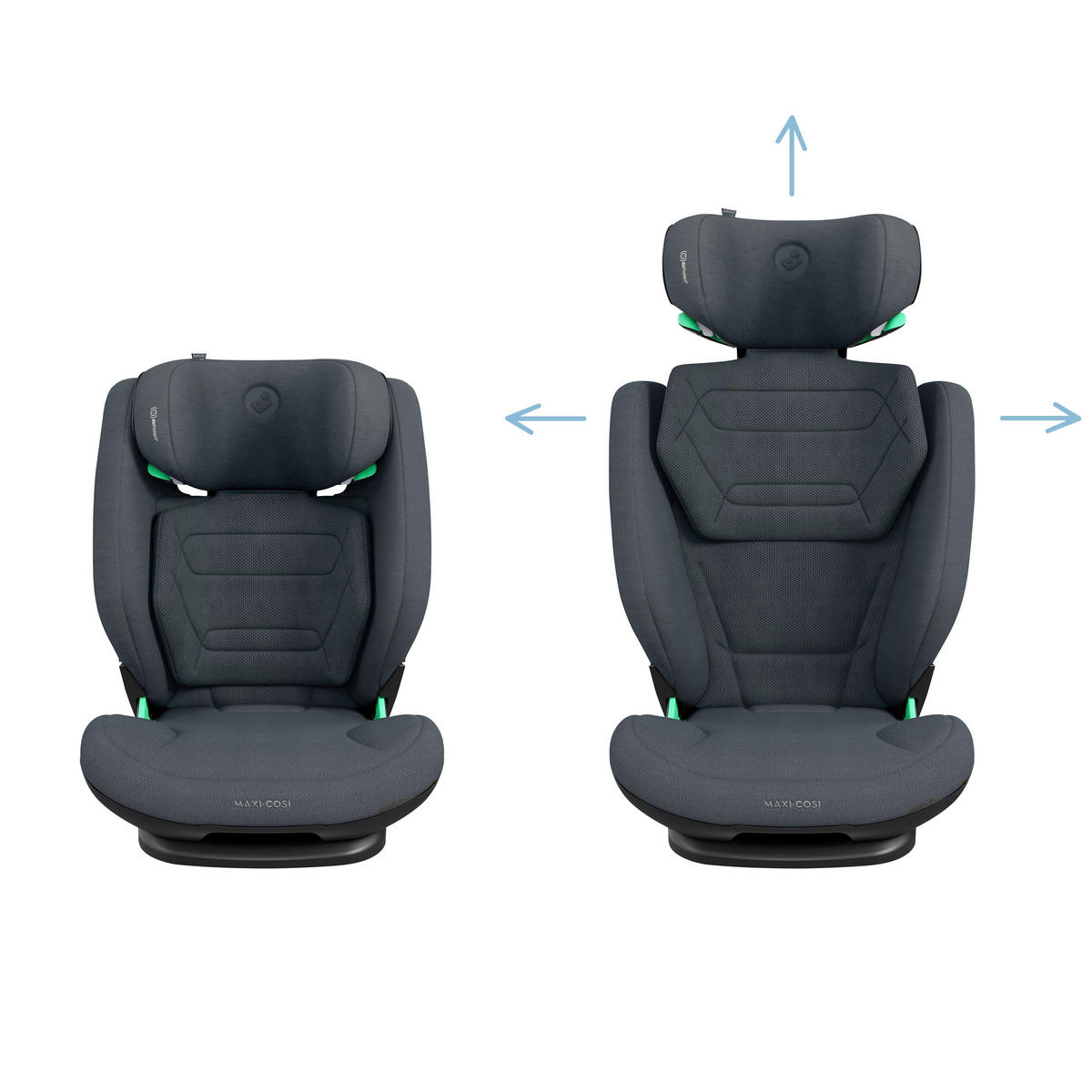 AUTO-SEDIŠTE ZA DECU  Rodifix Pro2 i-Size  - tamnosiva, Osnovno, tekstil/metal (44/79/69cm) - Maxi-Cosi