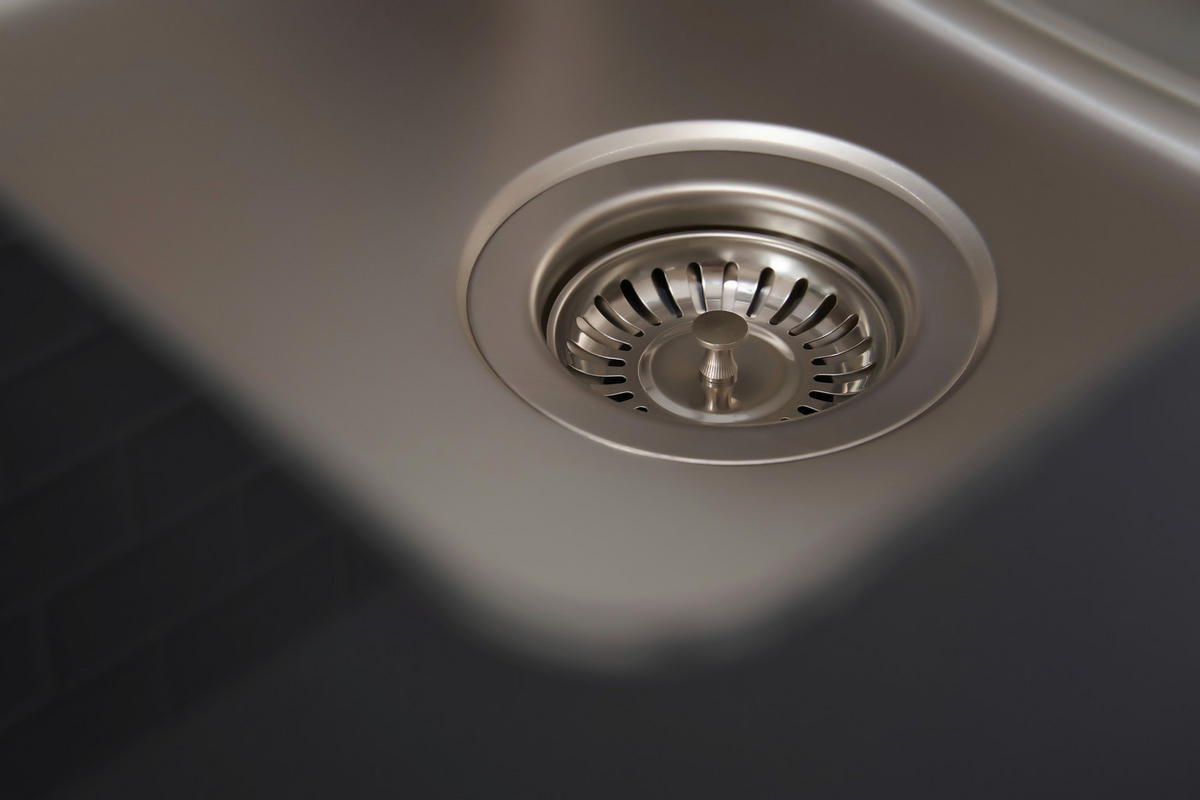 SPÜLE 1720NEWYORK86X50S  - Schwarz, Trend, Glas/Metall (86/21/50cm) - Respekta