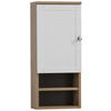 HÄNGESCHRANK 30,3/70/16 cm  - Weiß/Eiche Artisan, Basics, Holzwerkstoff/Metall (30,3/70/16cm) - Stylife