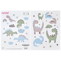 DEKOSTICKER     - Hellbraun/Dunkelgrün, Basics, Kunststoff - My Baby Lou