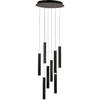 LED-HÄNGELEUCHTE 40/200 cm  - Schwarz, Design, Metall (40/200cm)