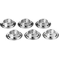 EIERBECHER Metall 6-teilig  - Edelstahlfarben, Basics, Metall (8,5cm) - WMF