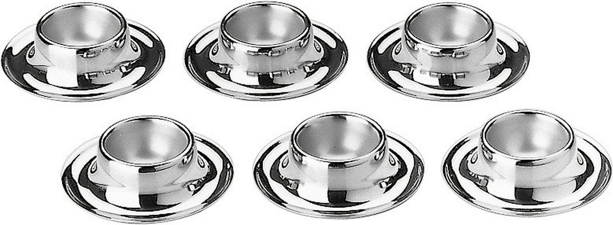 EIERBECHER Metall 6-teilig  - Edelstahlfarben, Basics, Metall (8,5cm) - WMF