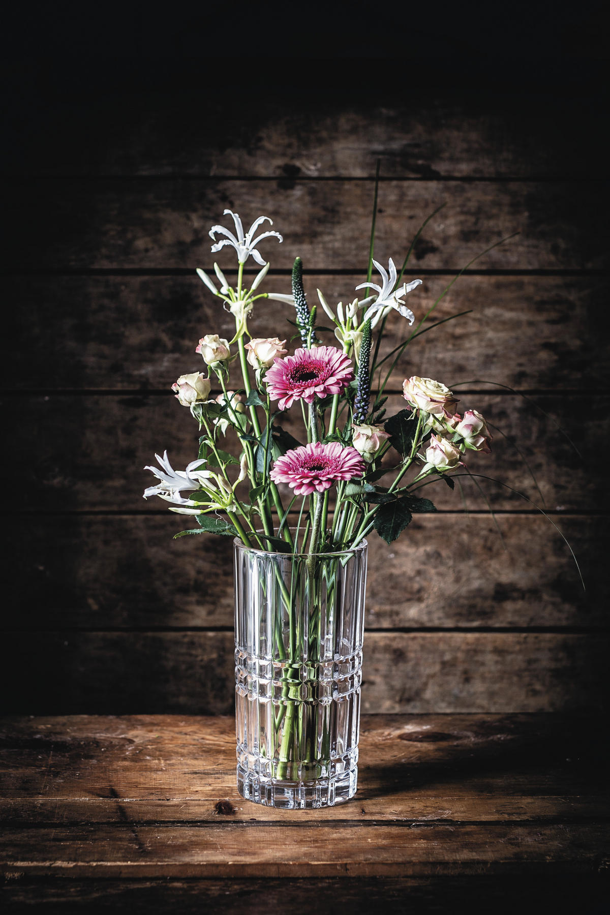 VASE  - Klar, Basics, Glas (13,9/25,5/13,9cm) - Nachtmann