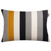 KISSENHÜLLE MR-STRIPE 40/60 cm  - Gelb/Schwarz, Basics, Textil (40/60cm) - Musterring