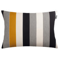 KISSENHÜLLE MR-STRIPE 40/60 cm  - Gelb/Schwarz, Basics, Textil (40/60cm) - Musterring