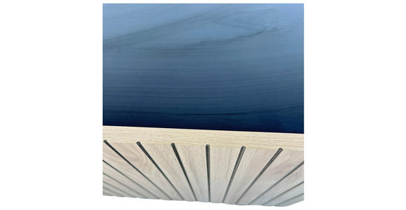 LOWBOARD LINO in 181/50/40 cm - Eichefarben/Schwarz, Design, Holzwerkstoff/Metall (181/50/40cm) - Xora