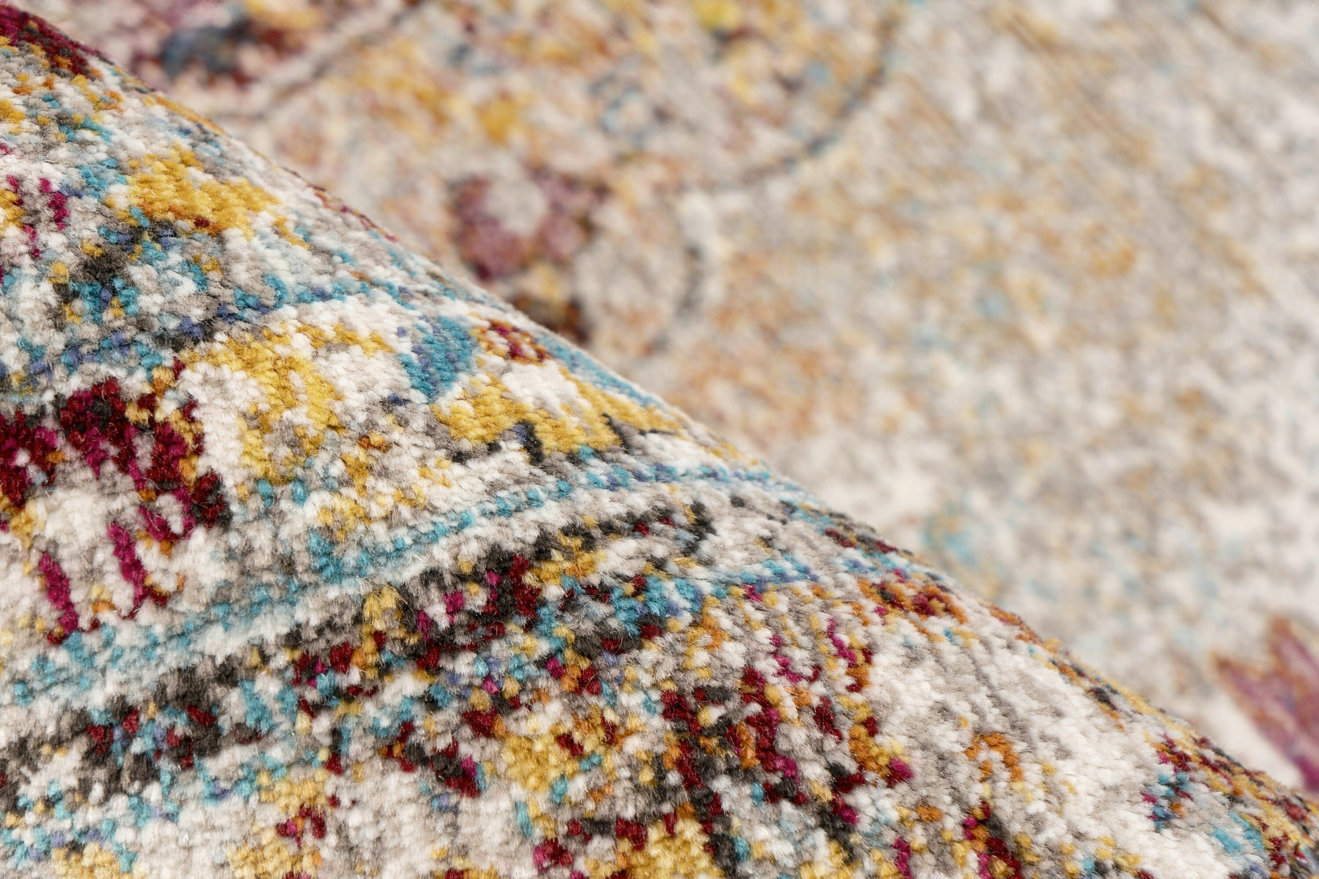 Thumbnail - Kayoom Flachwebeteppich, Mehrfarbig, Textil, orientalisch, rechteckig, 133x190 cm, für Fußbodenheizung geeignet, in vers...