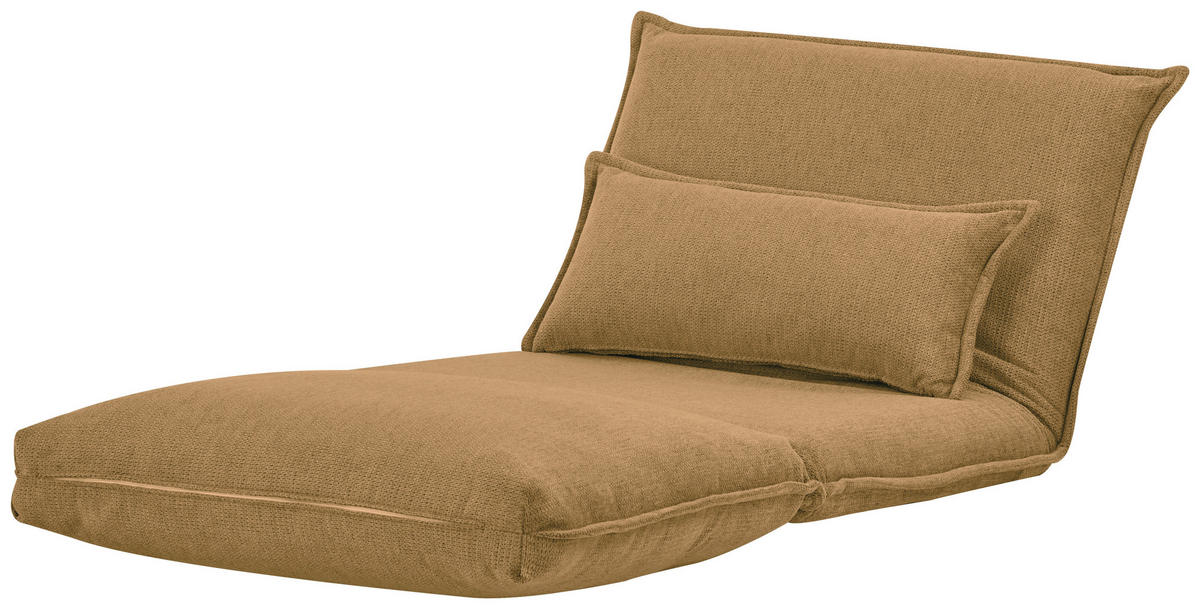SCHLAFSESSEL Webstoff Senfgelb    - Senfgelb, MODERN, Textil (85,5/59/67cm) - MID.YOU