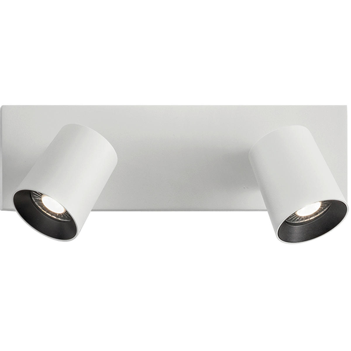 STRAHLER Modo 35/11/9 cm  - Weiß, Basics, Metall (35/11/9cm) - Fabas Luce