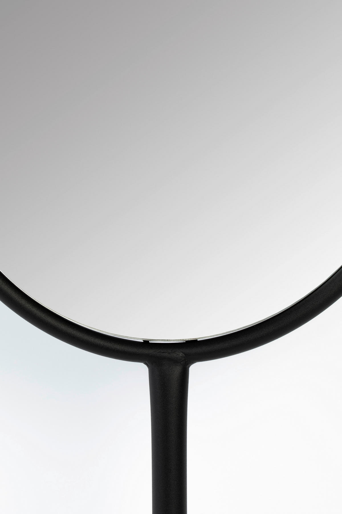 STANDSPIEGEL 38,5/165/2,5 cm  - Schwarz, Basics, Glas/Metall (38,5/165/2,5cm) - Zuiver