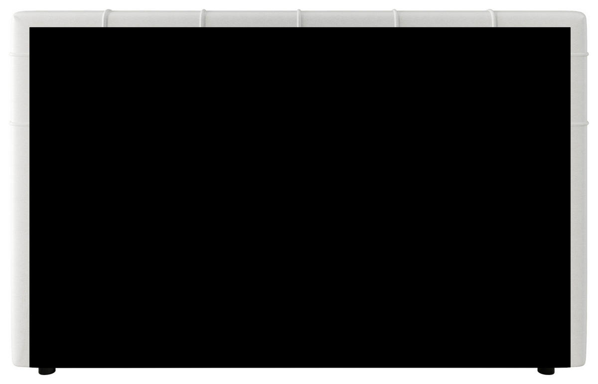 BOXSPRINGBETT 160/200 cm,  in Beige, H3 = fest  - Beige/Schwarz, KONVENTIONELL, Kunststoff/Textil (160/200cm)