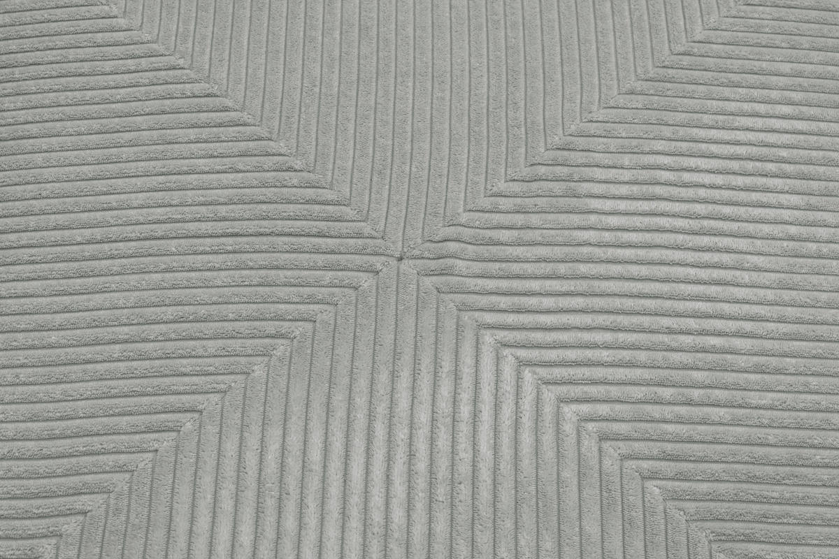 2-SITZER-SOFA Cord, Mikrofaser Hellgrau  - Hellgrau/Schwarz, Design, Kunststoff/Textil (216/69/108cm) - MID.YOU