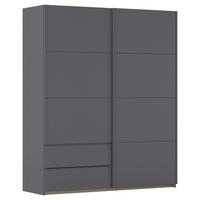 SCHWEBETÜRENSCHRANK in Grau  - Grau, Modern, Holzwerkstoff (175/210/59cm) - Rauch Möbel